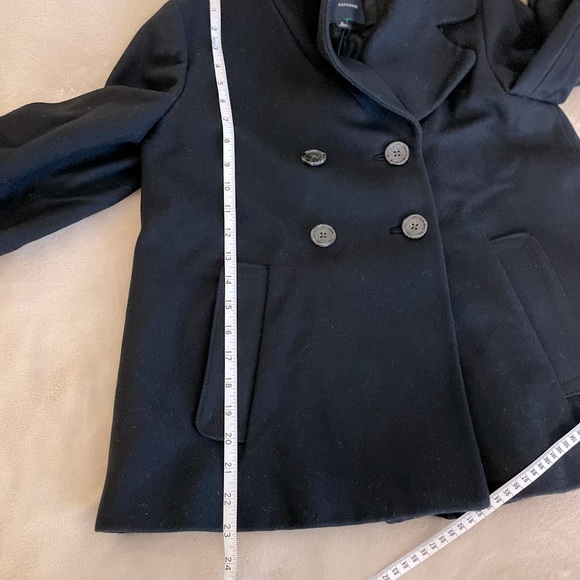 Banana Republic Wool Button-Up Peacoat - Size S - Picture 8 of 10